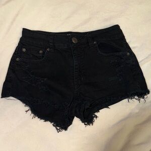 American Eagle Outfitters Black Jean Shorts